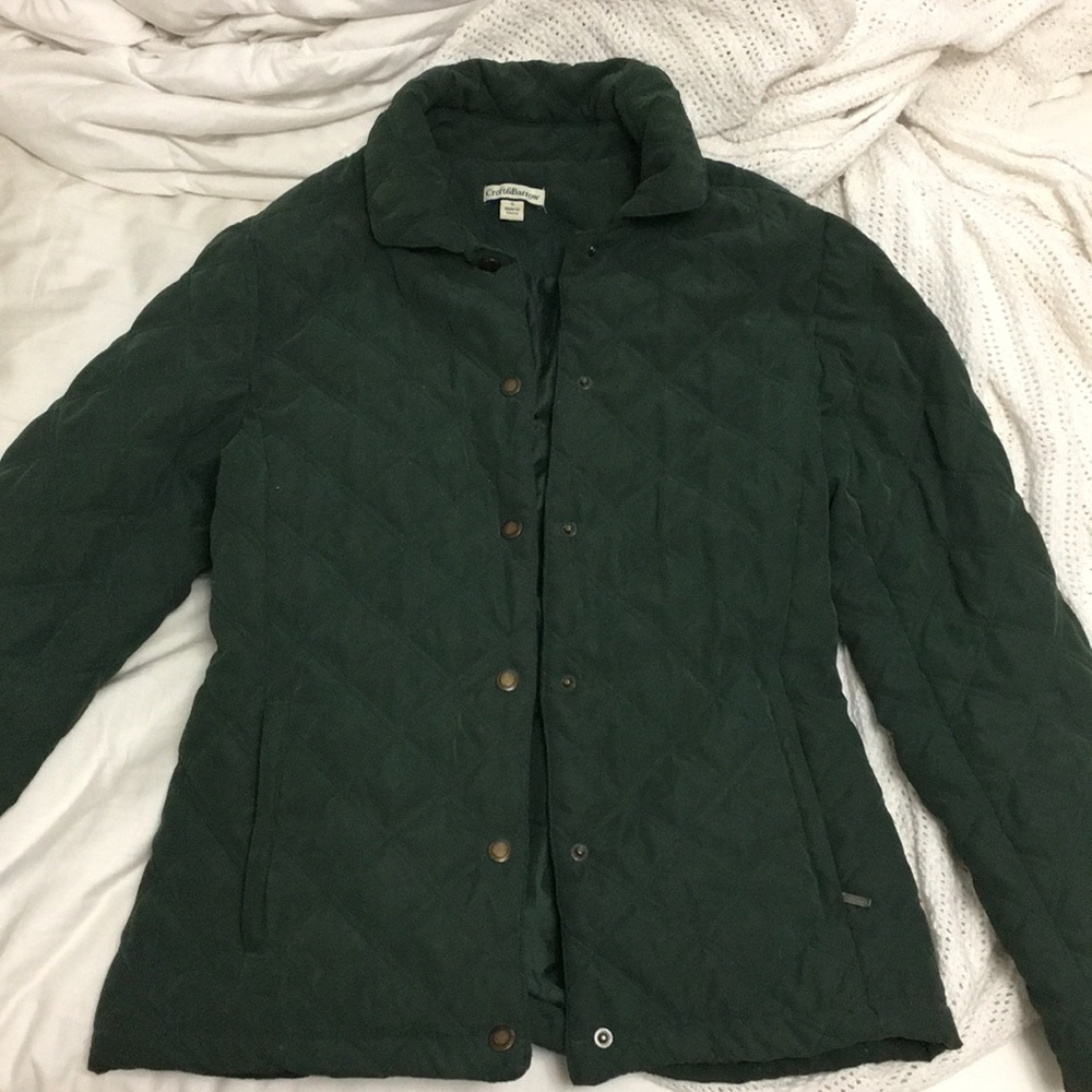 Olive Green Quilted Jacket